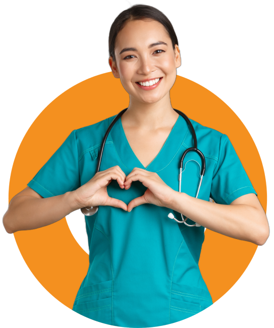 Healthcare worker feeling the strain